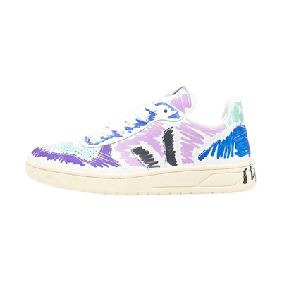 (W) Marni VEJA Low Top Sneakers 'White Purple Graffiti'