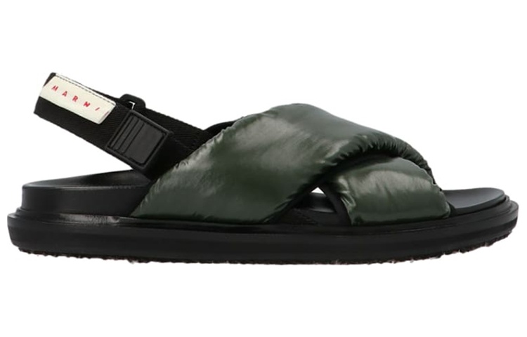 (W) Marni Velcro Logo Slides 'Green Fashion' 圖 2