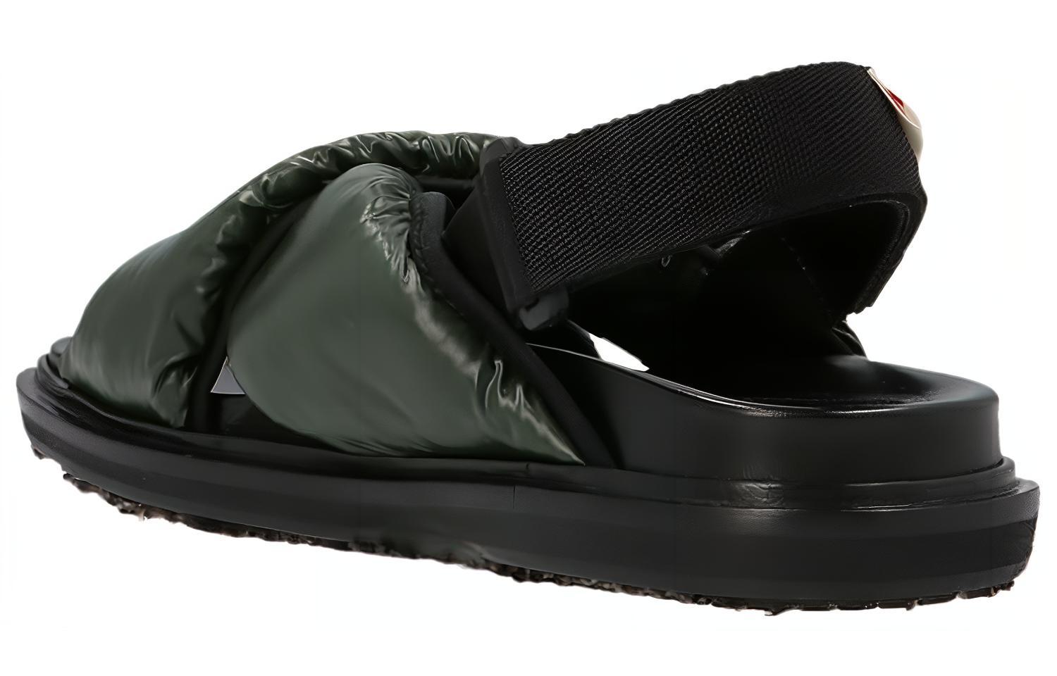 (W) Marni Velcro Logo Slides 'Green Fashion' 圖 3