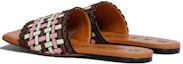 Lookbook (Women) Marni Woven Comfort Square Toe Slide 'Brown' SAMS017901P5799ZO603