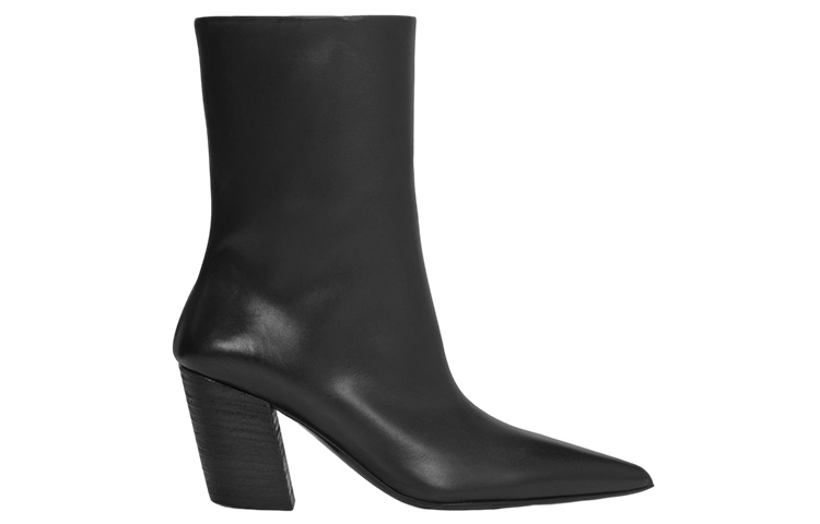 Order (W) 마르셀 아게토 블랙 청키 힐 부츠 MW6861199666