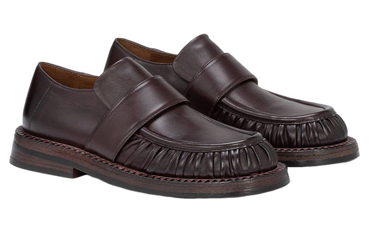 Shop (W) Marsèll Alluce Loafer Slip-On Coklat Tua MW6550199455