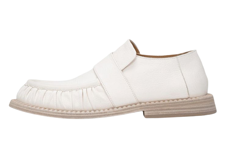 (W) Marsèll Alluce 'White Leather Loafer'