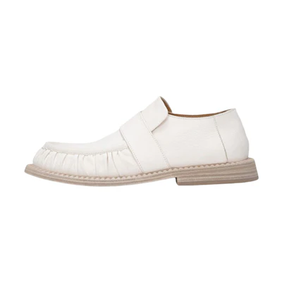 (W) Marsèll Alluce 'White Leather Loafer'