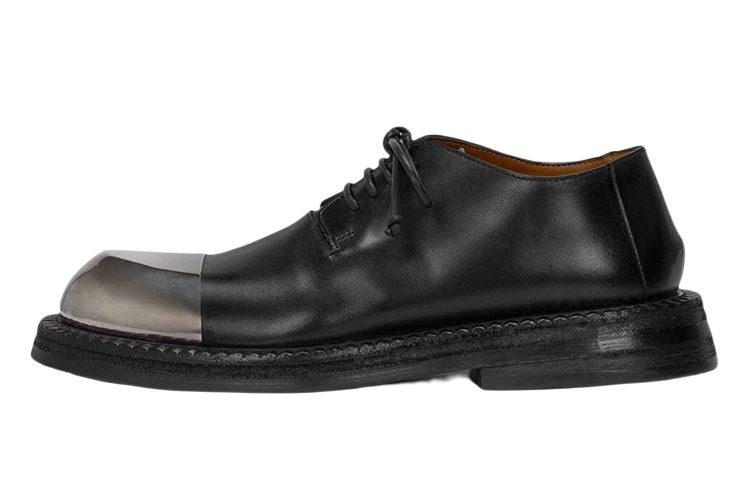 (W) Marsèll Alluce Lace-Up Leather Loafer 'Black'