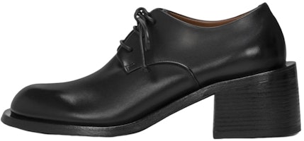 (Women) Marsèll Allucino 'Black Lace-Up Block Heel' MW6870198666 (Women) Marsèll Allucino 'Black Lace-Up Block Heel' MW6870198666