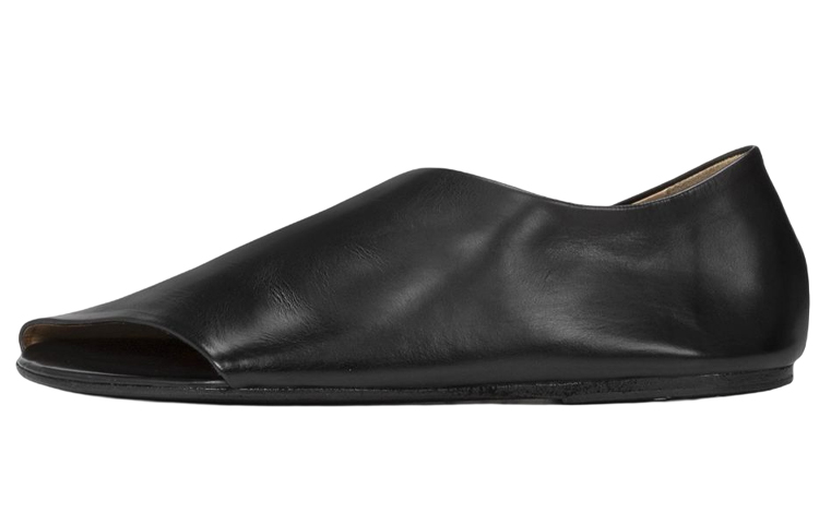 (Women) Marsèll Arsella 'Black Open-Toe Flat' MW1902116666