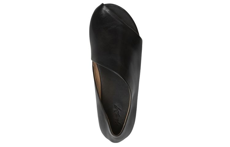 Lookbook (W) 마르셀 아르셀라 블랙 오픈토 플랫 MW1902116666