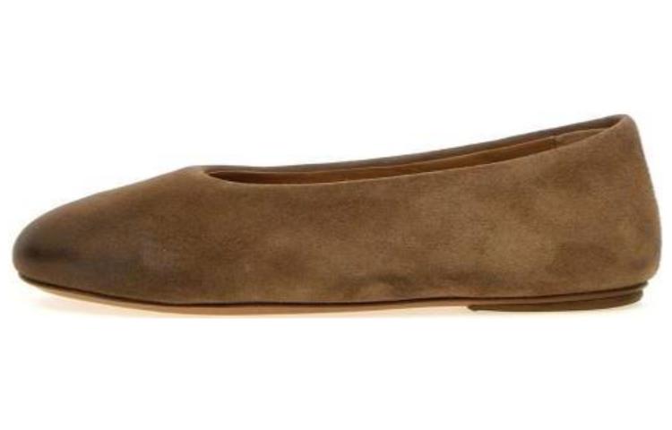 (Women) Marsèll Ballet Flat Low Top 'Brown Suede Slip-On' MW7070197310