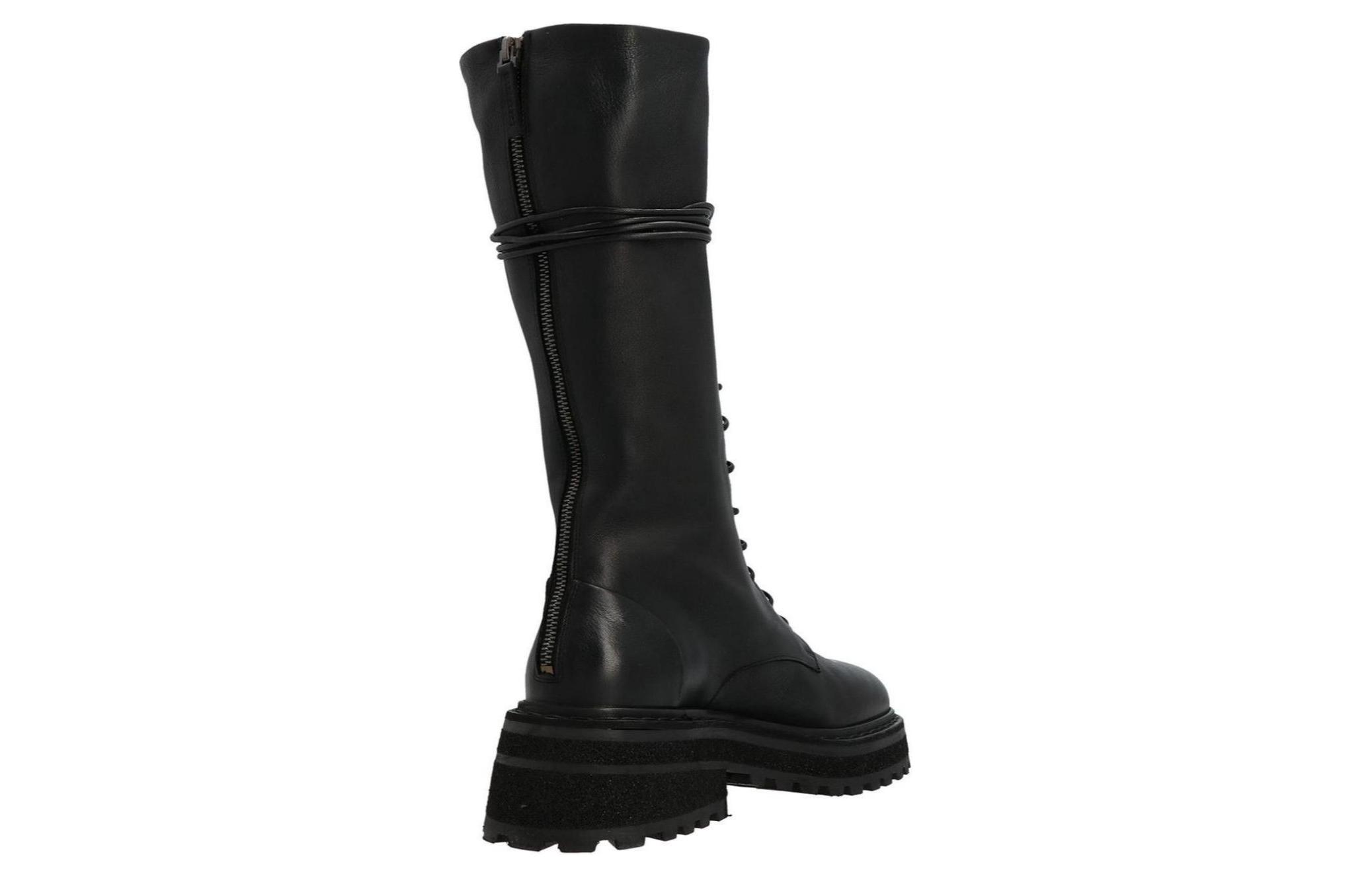 (W) Marsèll Carro Boots 'Smooth Black Lace-Up' 圖 3