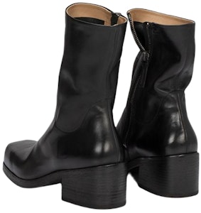 (W) 마르셀 카셀로 블랙 스퀘어토 레더 앵클 부츠 MW6665193666 Purchase (W) 마르셀 카셀로 블랙 스퀘어토 레더 앵클 부츠 MW6665193666