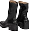 Purchase (W) Marsèll Cassello 'But Hitam Kulit Boot Ankle Hujung Kotak' MW6665193666