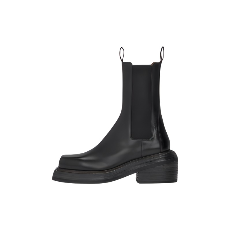 (W) Marsèll Cassetto Chelsea Boot 'Black Leather'