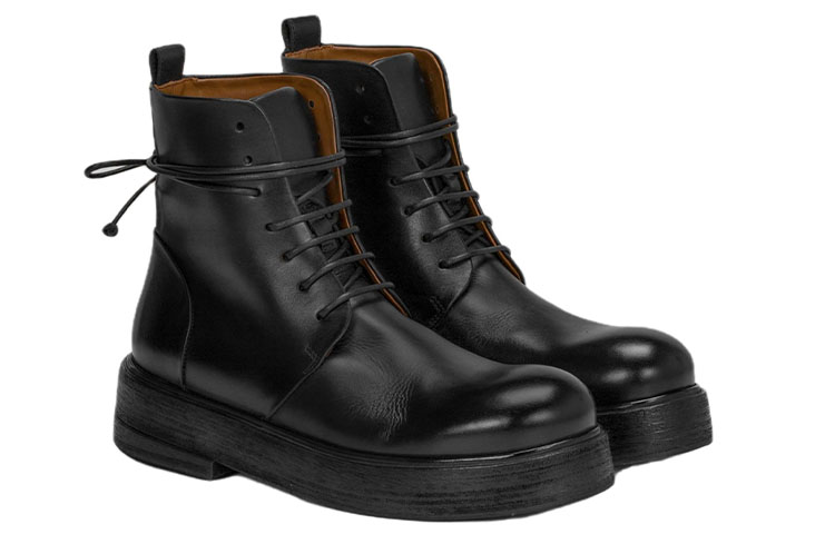 (W) Marsèll Classic Platform Lace-Up Boot 'Black' 圖 3