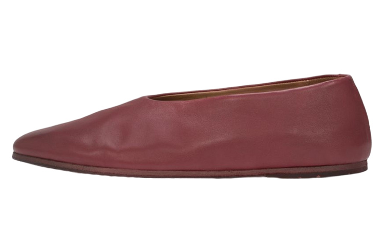 (W) Marsèll Coltellaccio 'Red Leather Slip-On'