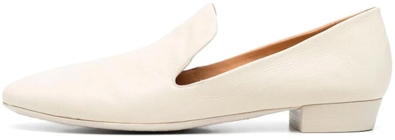 (Women) Marsèll Coltellino 'White Leather Slip-On Loafer' MW2834157118 (Women) Marsèll Coltellino 'White Leather Slip-On Loafer' MW2834157118