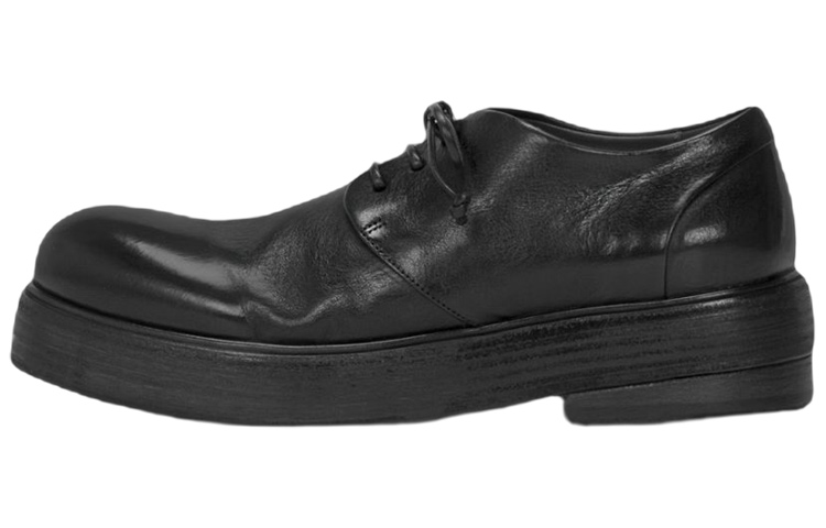 (W) Marsèll Derby Flat 'Fashion Black Leather'