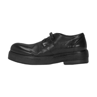(W) Marsèll Derby Flat 'Fashion Black Leather'