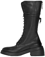 (Women) Marsèll Fondello 'Black Leather High-Top Fashion Boots' MW6056118666 (Women) Marsèll Fondello 'Black Leather High-Top Fashion Boots' MW6056118666