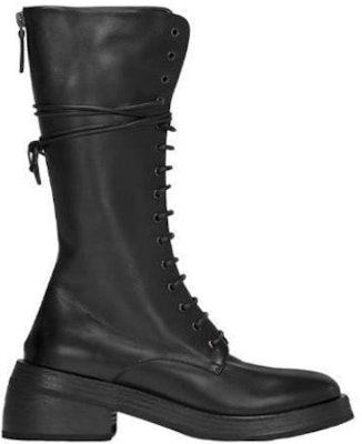 (Women) Marsèll Fondello 'Black Leather High-Top Fashion Boots' MW6056118666 Order (Women) Marsèll Fondello 'Black Leather High-Top Fashion Boots' MW6056118666
