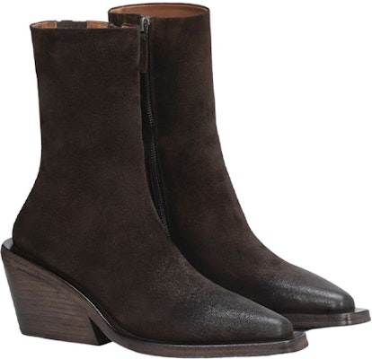 (W) Marsèll Gessetto But Ankle 'Dark Brown Suede Tumit Chunky Fesyen'. MW6930141460 Lookbook (W) Marsèll Gessetto But Ankle 'Dark Brown Suede Tumit Chunky Fesyen'. MW6930141460