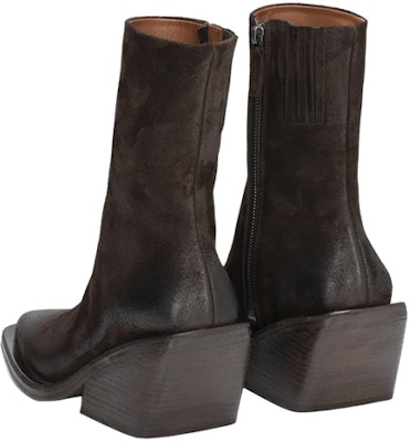 (W) 마르셀 다크브라운 스웨이드 앵클 부츠 (chunky heel) MW6930141460 Shop (W) 마르셀 다크브라운 스웨이드 앵클 부츠 (chunky heel) MW6930141460