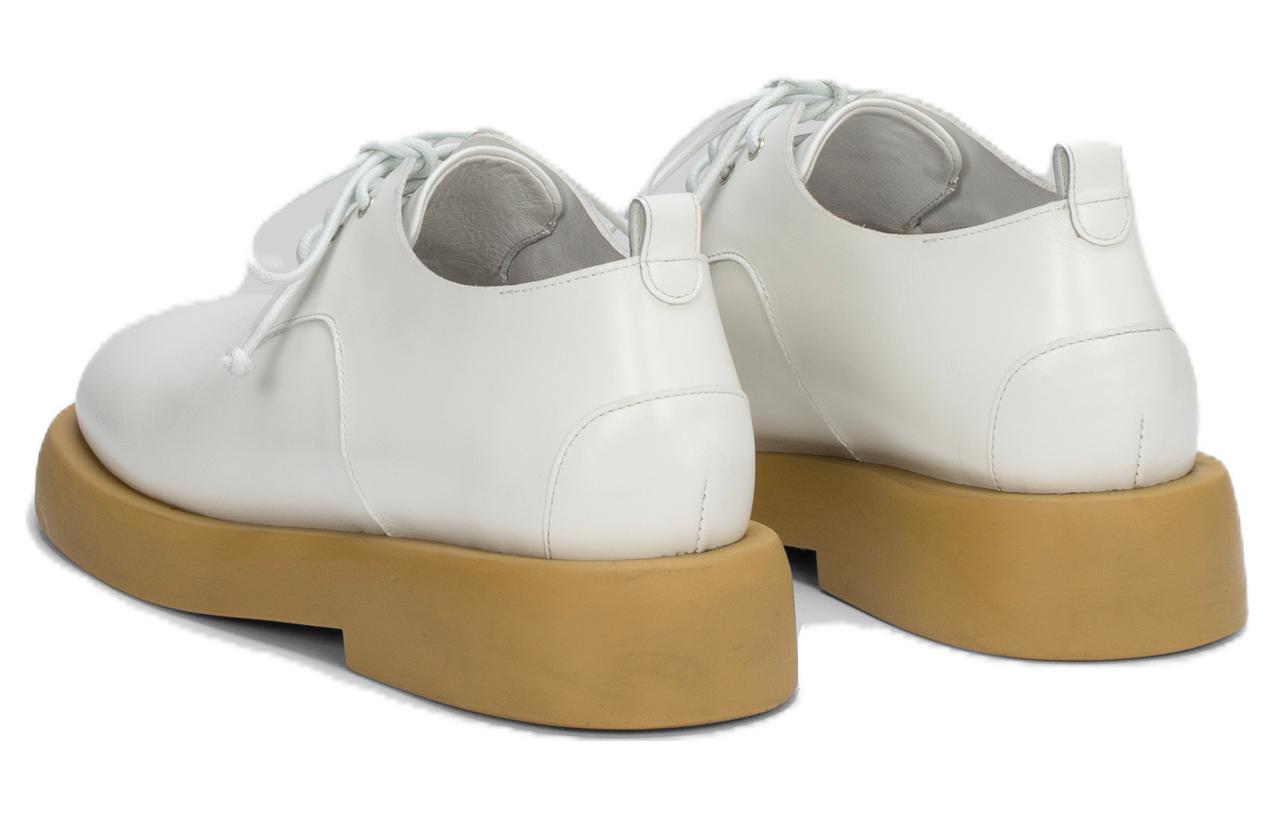 Shop (W) マルセル ゴメッロ 白レザー レースアップ MWG471196110S870