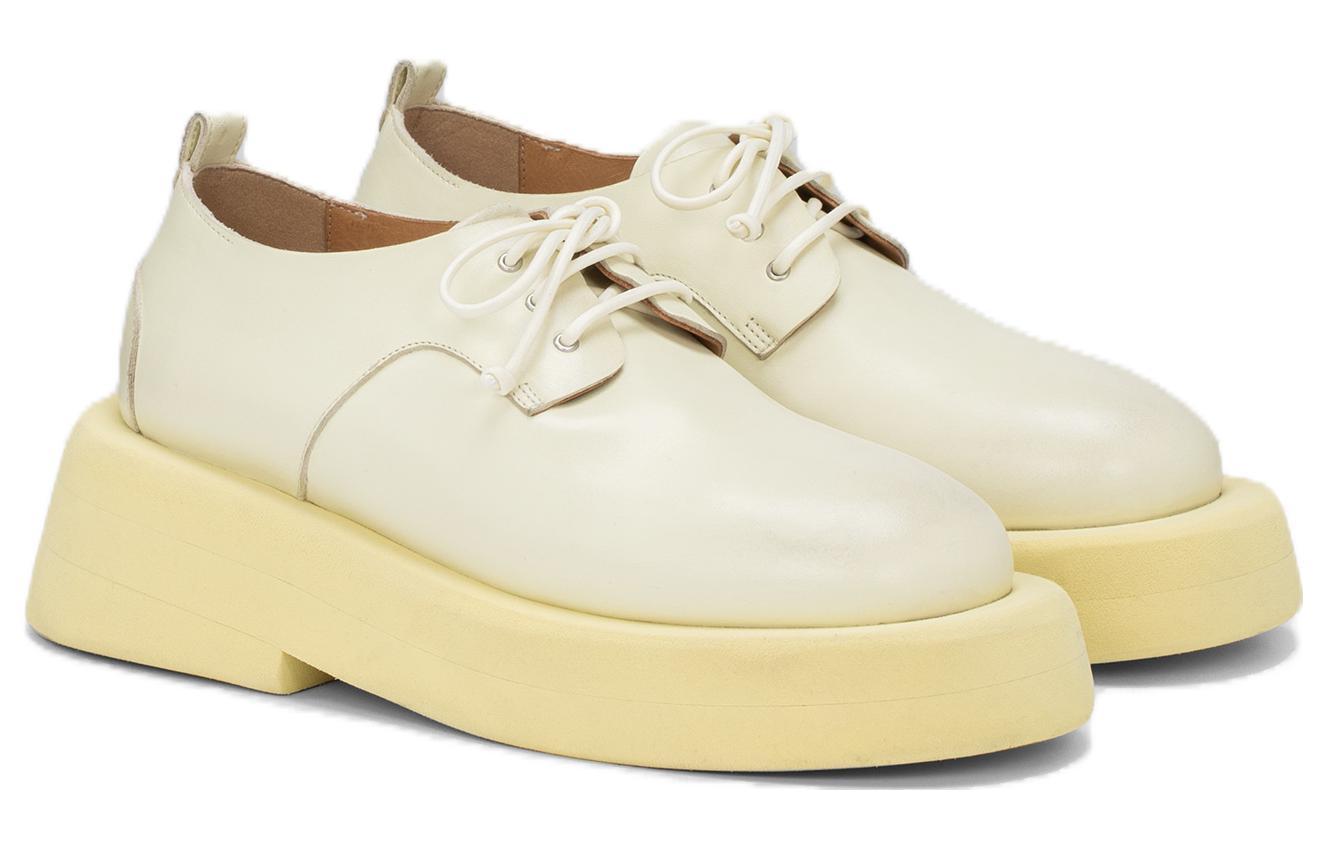 Lookbook (W) Marsèll Gommellone 'Zapatos Beige de Cuero con Cordones' MWG550193807