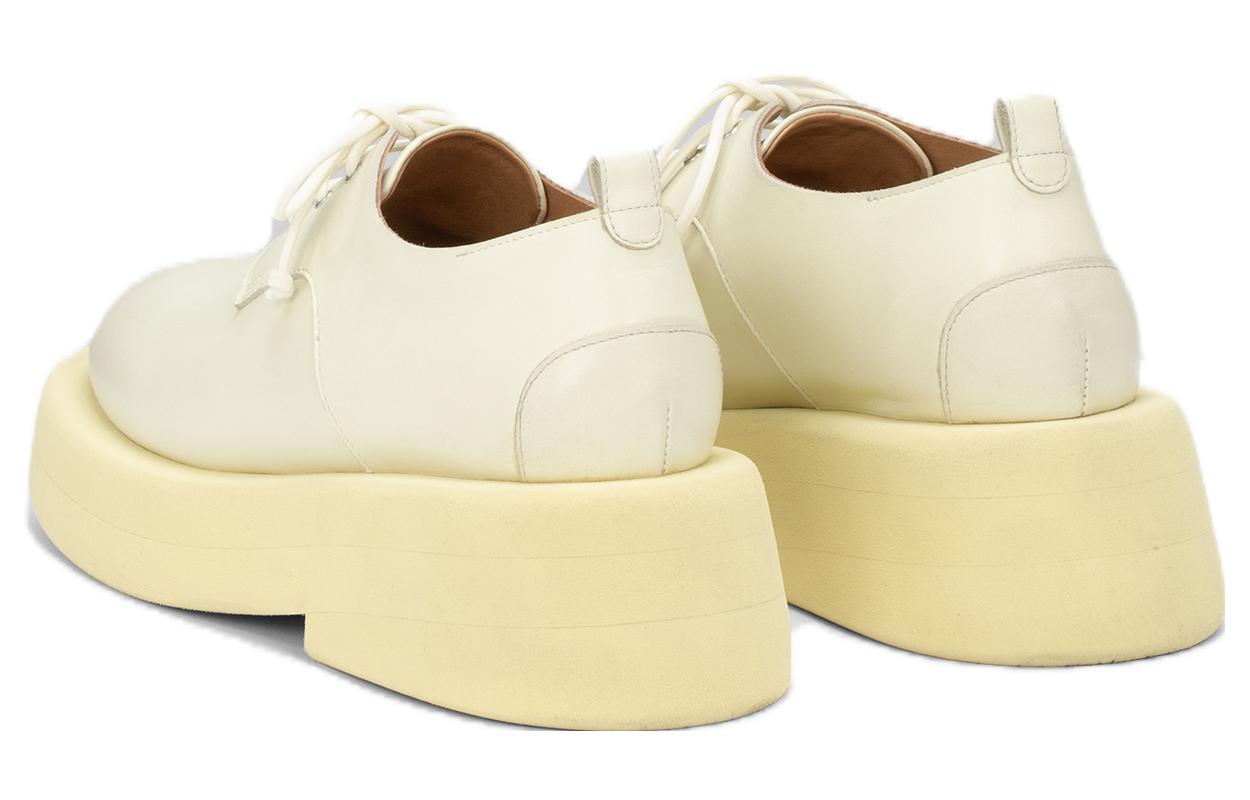 Shop (W) Marsèll Gommellone 'Zapatos Beige de Cuero con Cordones' MWG550193807