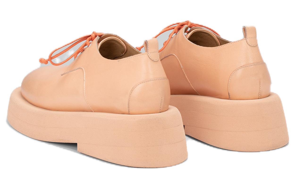 Shop (Women) Marsèll Gommellone 'Orange Leather Lace-Up' MWG550193501