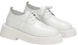 Shop (Women) Marsèll Gommellone 'White Lace-Up Flat Leather' MWG550196110