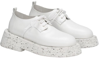 (W) 마르셀 흰색 가죽 레이스업 슈즈 MWG550196110SB10 Order (W) 마르셀 흰색 가죽 레이스업 슈즈 MWG550196110SB10