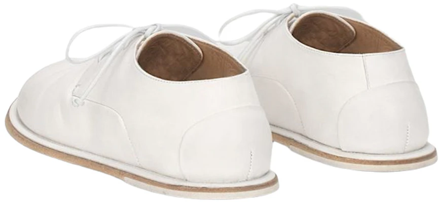 (Women) Marsèll Guardella 'White Leather Lace-Up Flats' MW6270355110SB31 Shop (Women) Marsèll Guardella 'White Leather Lace-Up Flats' MW6270355110SB31