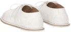 Shop (Women) Marsèll Guardella 'White Leather Lace-Up Flats' MW6270355110SB31