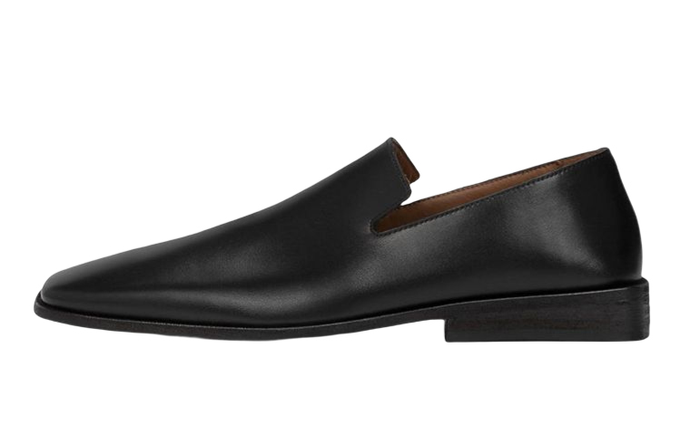 (W) Marsèll Lamiera 'Black Leather Loafers'
