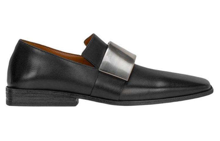 (W) Marsèll Lamiera 'Metallic Decor Black Leather Loafer' 圖 2