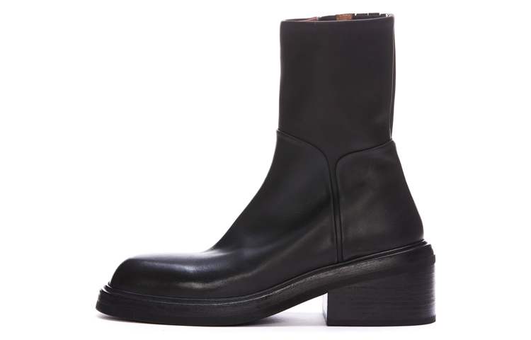 (W) Marsèll Leather Ankle Boot 'Fashion Black'