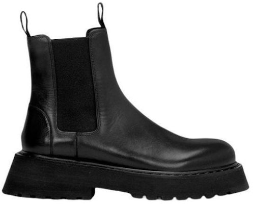 (Women) Marsèll Leather Chelsea Boots 'Black Platform Slip-On' MW6301118666 Order (Women) Marsèll Leather Chelsea Boots 'Black Platform Slip-On' MW6301118666
