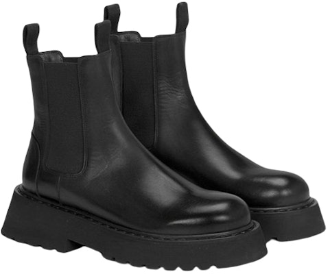 (Women) Marsèll Leather Chelsea Boots 'Black Platform Slip-On' MW6301118666 Lookbook (Women) Marsèll Leather Chelsea Boots 'Black Platform Slip-On' MW6301118666