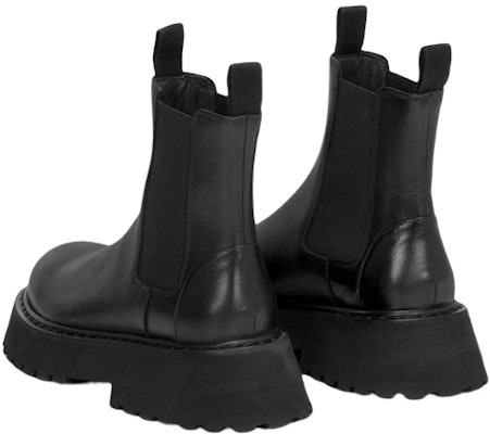 (Women) Marsèll Leather Chelsea Boots 'Black Platform Slip-On' MW6301118666 Shop (Women) Marsèll Leather Chelsea Boots 'Black Platform Slip-On' MW6301118666