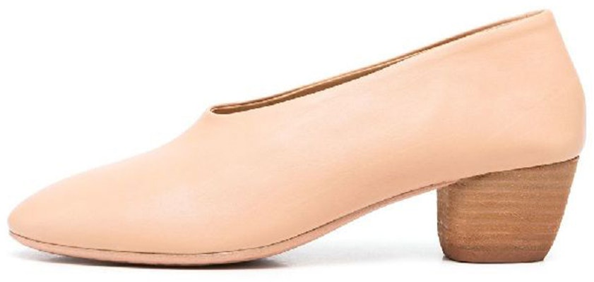 (Women) Marsèll Leather Fashion Round Toe Slip-On High Heels 'Nude' MW4207097381 Buy (Women) Marsèll Leather Fashion Round Toe Slip-On High Heels 'Nude' MW4207097381