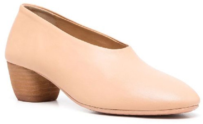 (Women) Marsèll Leather Fashion Round Toe Slip-On High Heels 'Nude' MW4207097381 Order (Women) Marsèll Leather Fashion Round Toe Slip-On High Heels 'Nude' MW4207097381