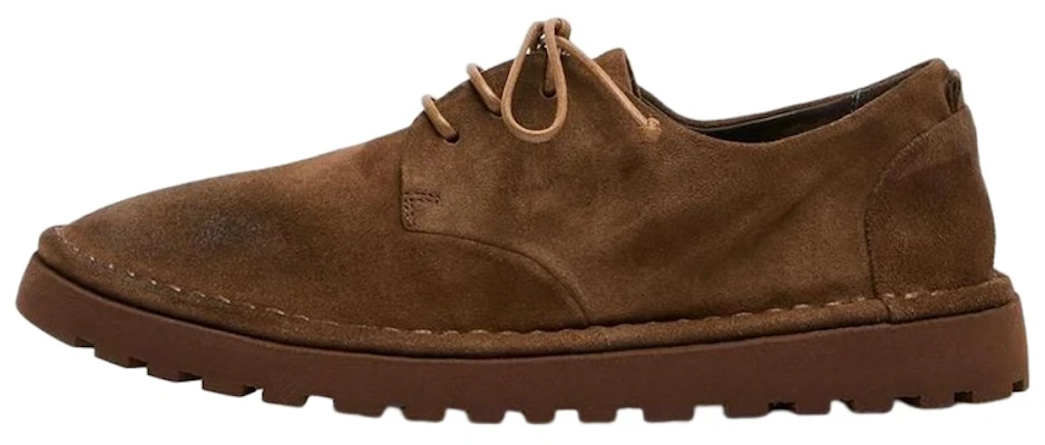(Women) Marsèll Leather Flat Lace-up 'Brown' MWG112M141490 Buy (Women) Marsèll Leather Flat Lace-up 'Brown' MWG112M141490