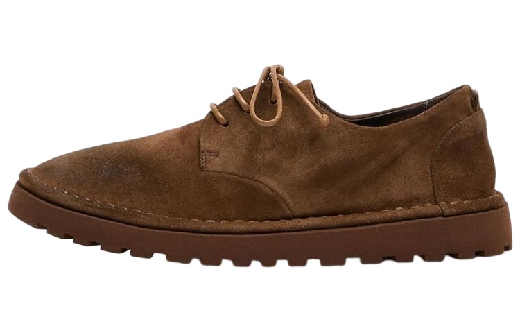 (Women) Marsèll Leather Flat Lace-up 'Brown' MWG112M141490