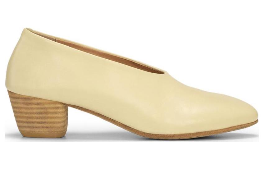 (W) Marsèll Leather High-Heel Fashion Round-Toe 'Yellow' 圖 2
