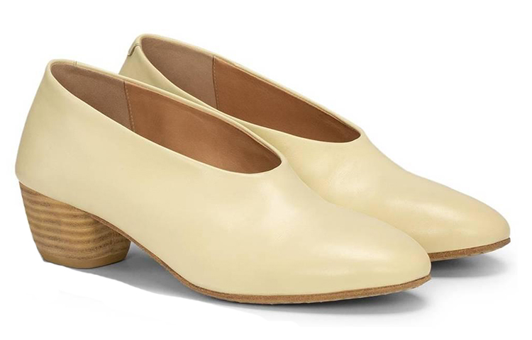 (W) Marsèll Leather High-Heel Fashion Round-Toe 'Yellow' 圖 3