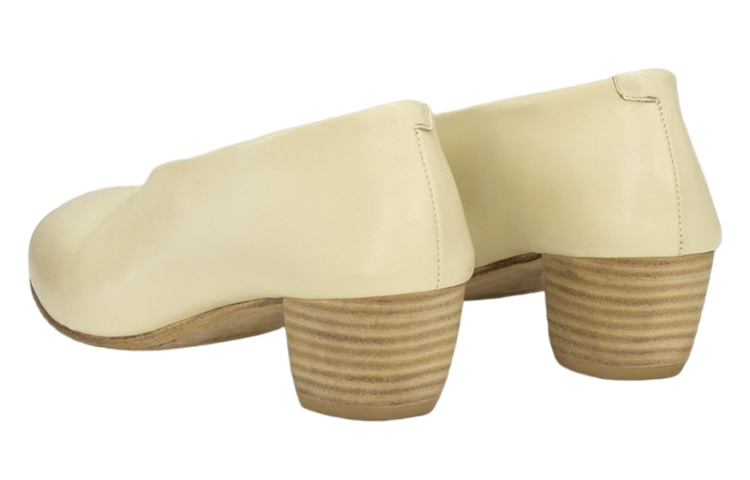 (W) Marsèll Leather High-Heel Fashion Round-Toe 'Yellow' 圖 4