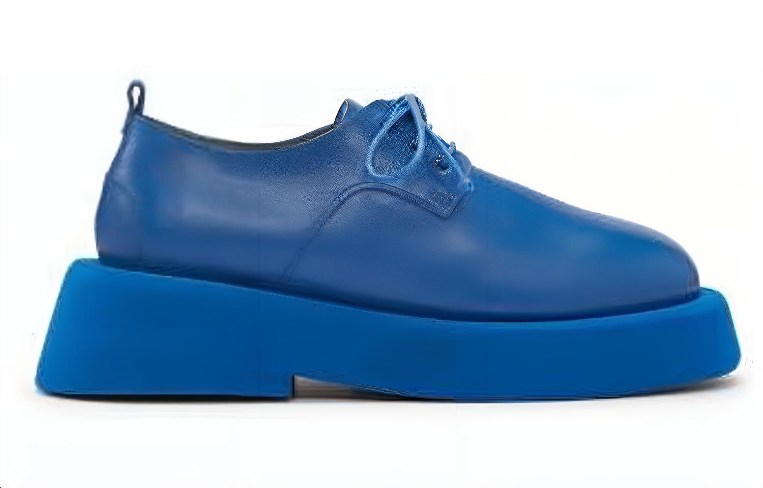 Order (W) Marsèll Zapatos de Cuero con Cordones 'Moda Casual Azul' MWG550118929