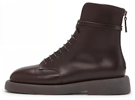 (Women) Marsèll Leather Lace-Up Ankle Boot 'Dark Brown' MWG470118460 (Women) Marsèll Leather Lace-Up Ankle Boot 'Dark Brown' MWG470118460