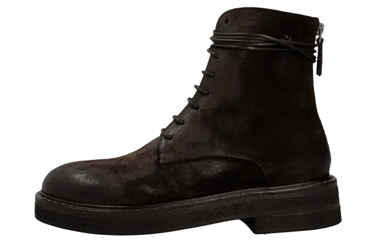 (Women) Marsèll Leather Lace-Up Ankle Boots 'Brown' MW2952141460